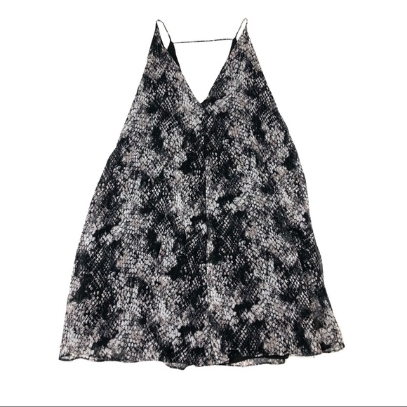 snakeskin topshop dress